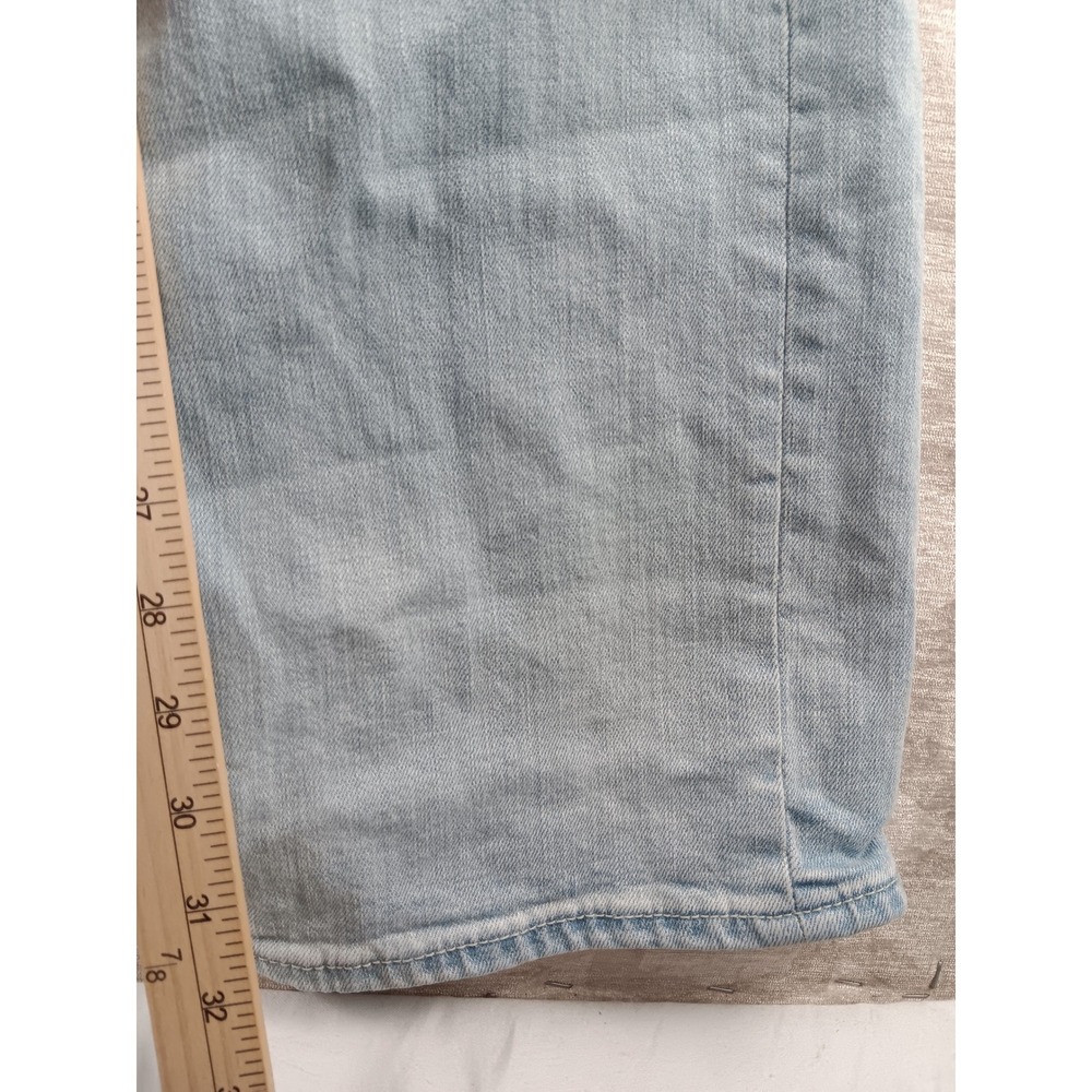 True Religion Ricky‎ Relaxed Straight Jeans Light Wash Distressed Men Size 34 - Picture 4 of 9